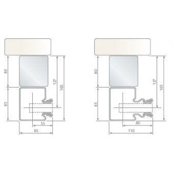 RIDEAU METALLIQUE ISOLE MODELE DP 106